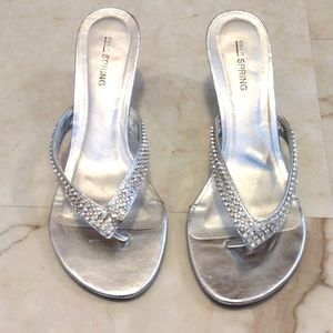 Call it Spring wedge sandals.